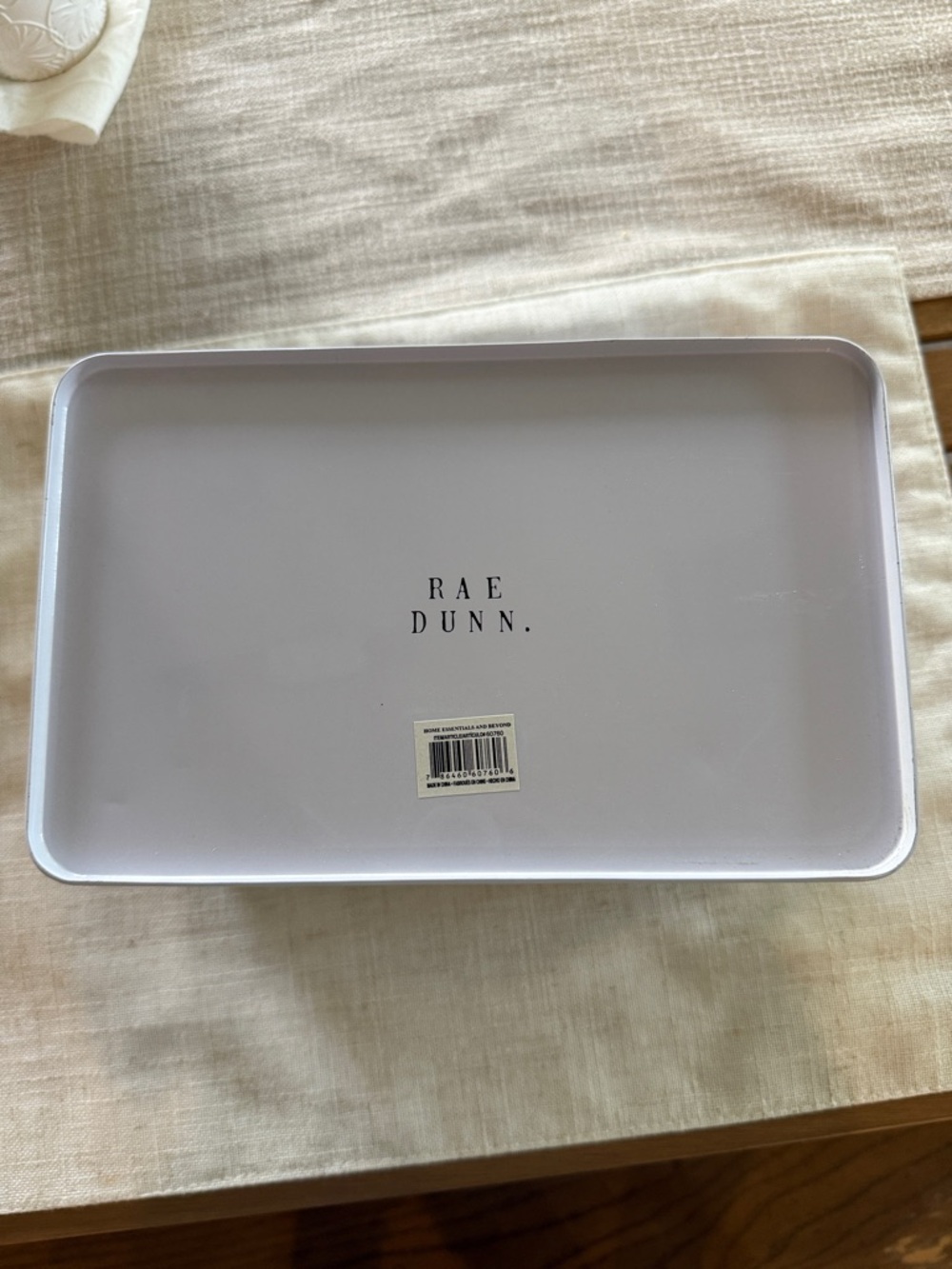 Rae Dunn BISCUITS Metal Storage Tin - Picture 2 of 5
